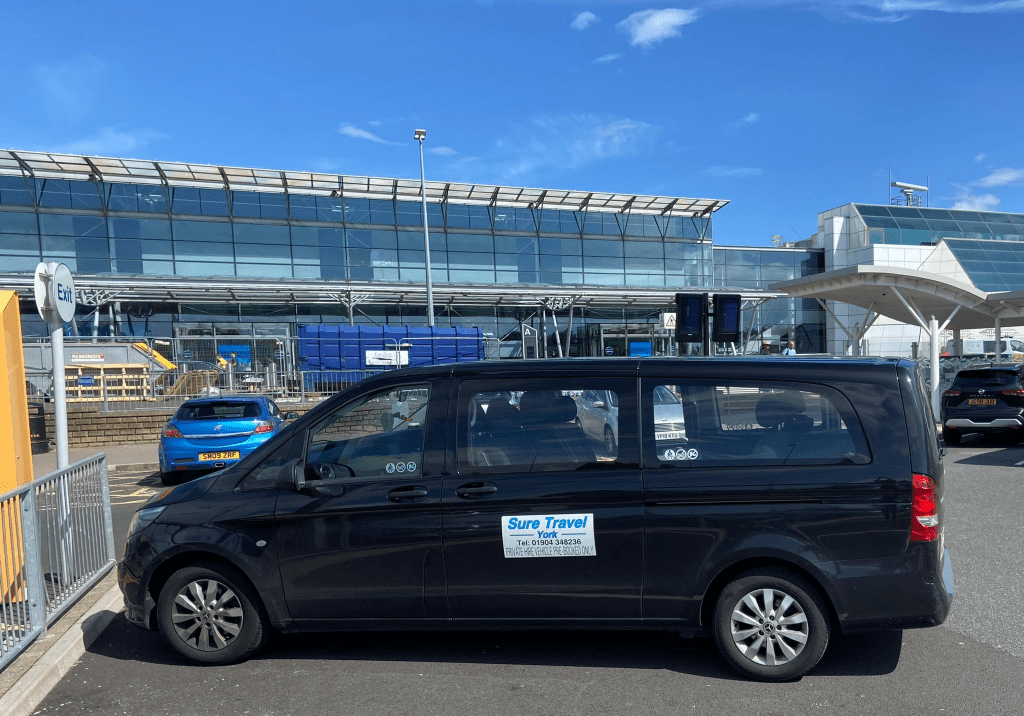 Mercedes Minibus at Leeds Bradford Airport